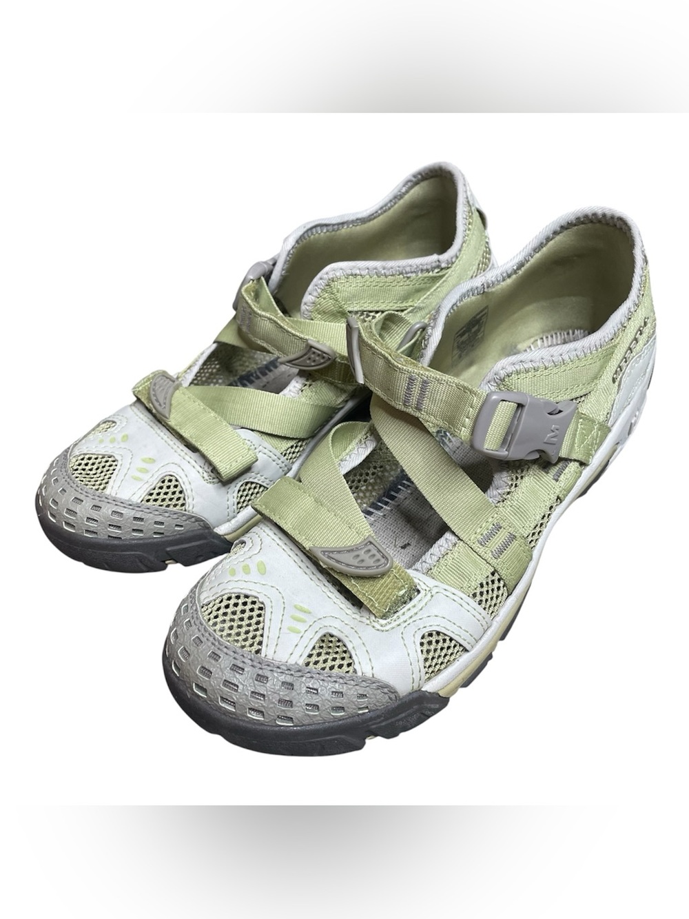 Merrell waterpro Sable green silver birch hiking shoes Mary Jane
